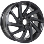 Автомобильные диски KDW KD1530 6x15 4*98 Et:38 Dia:58,6 Matt Black Painted